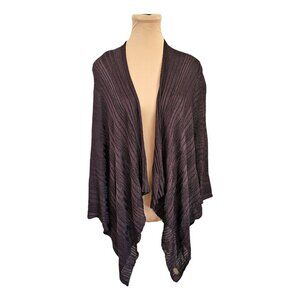 Jasper Conran Dark Brown Sparkle Metallic Cardigan Sz OS